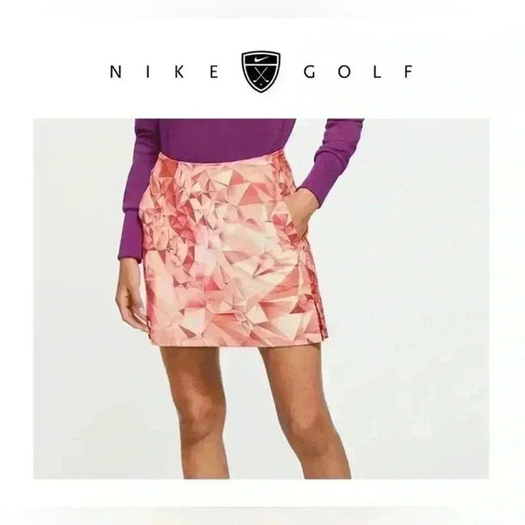 Nike Women's Dri-FIT Victory UV 17" Printed Golf Skorts - Picture 1 of 11